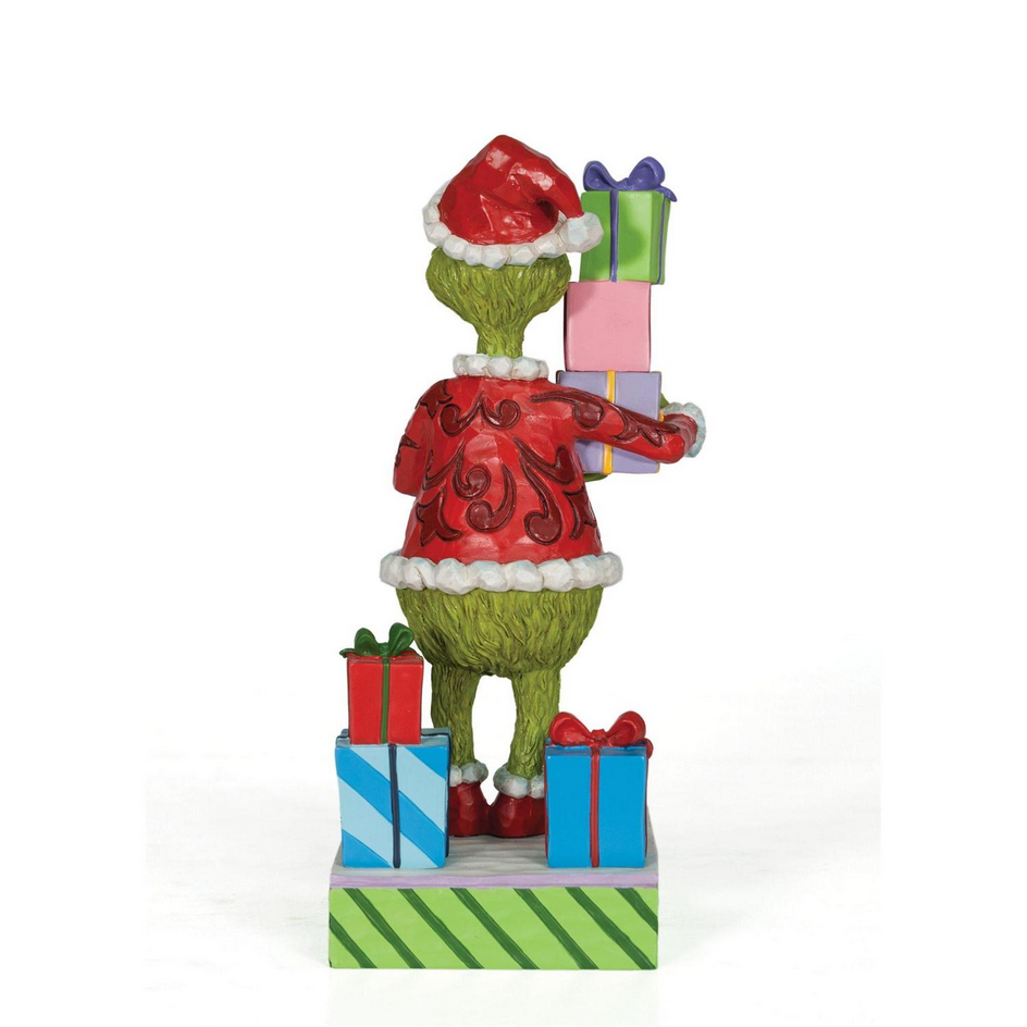 Grinch Holding Presents Jim Shore Dr. Seuss 6010778