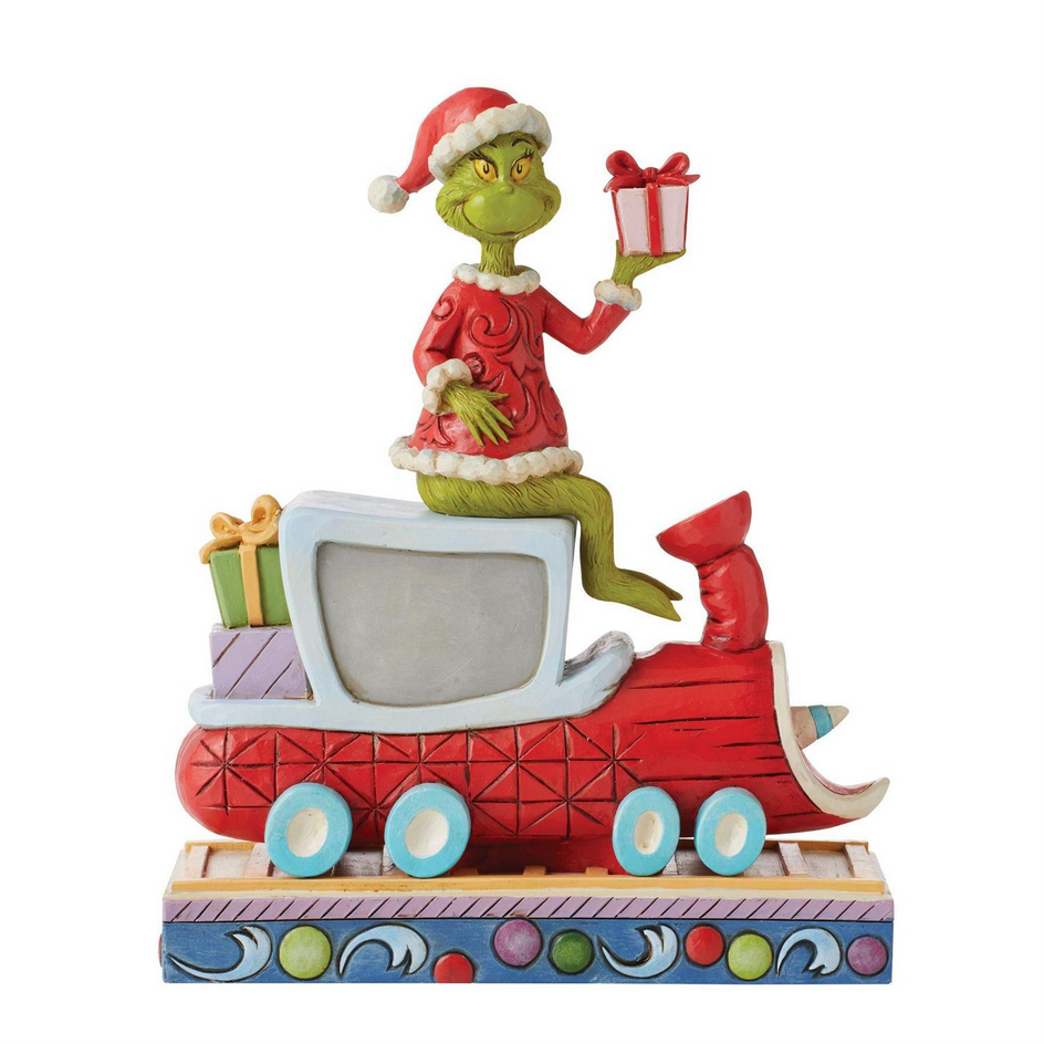 Grinch on Train Jim Shore Dr. Seuss 6010776