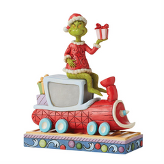 Grinch on Train Jim Shore Dr. Seuss 6010776