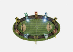 Enesco Harry Potter Village The Quidditch Pitch 6014664