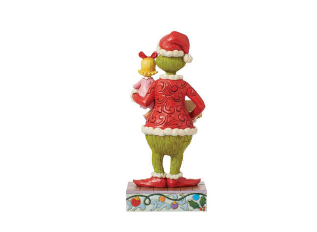 Grinch & Cindy Hold Sign Fig Jim Shore Dr. Seuss 6015212