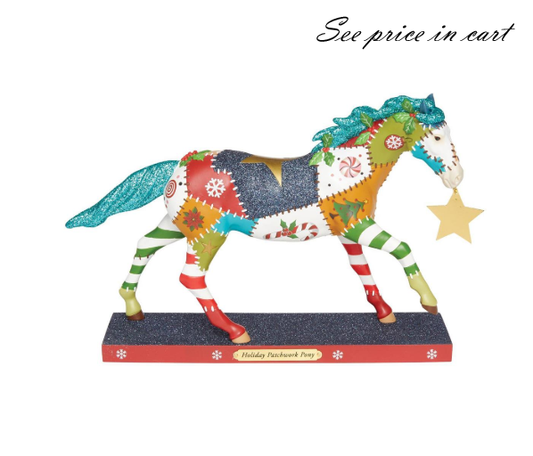 Holiday Patchwork Pony fig Trail of Painted Ponies 6012849