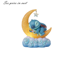 Stitch & Scrump on LED Moon Disney Traditions 6016334