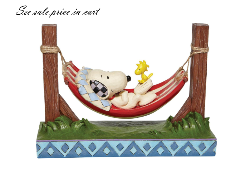 Snoopy/Woodstock in Hammock Peanuts by Jim Shore 6007939