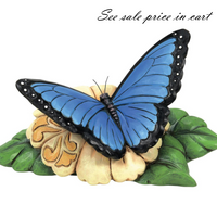 Mini Blue Morpho Butterfly Fig Jim Shore Heartwood Creek 6014425