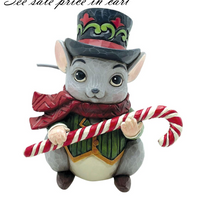 Mini Christmas Mouse Figurine Jim Shore Heartwood Creek 6015461