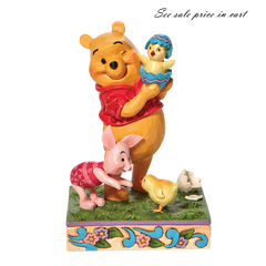 Pooh & Piglet with chick Spring Surprise Jim Shore Disney Traditions 6010103