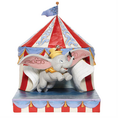 Dumbo Flying out of Tent Scene Disney Traditions 6008064