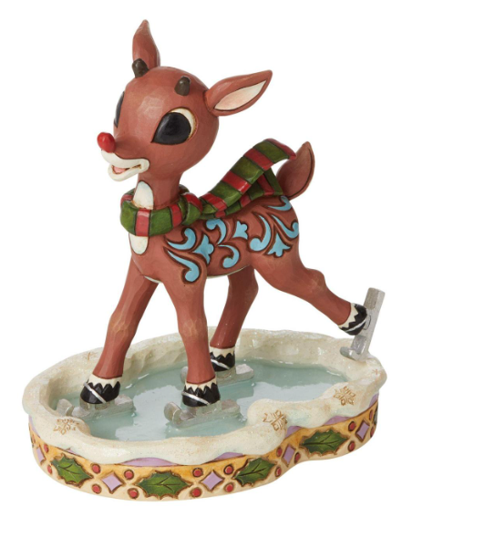 Rudolph Ice Skating Rudolph Traditions by Jim Shore 6009112