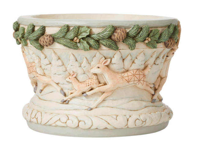 Woodland Deer Decorative Bowl Jim Shore Heartwood Creek 6008872