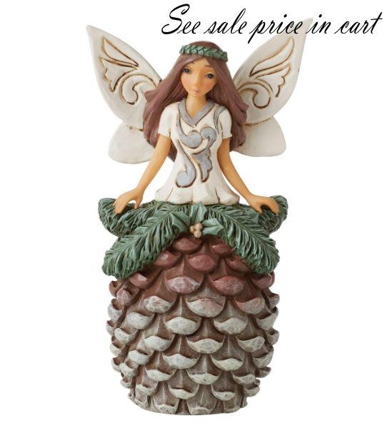 Woodland Fairy Pinecone Skirt Jim Shore Heartwood Creek 6011627