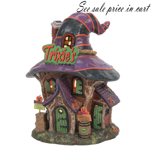 Trixie's Tricks & Treats Snow Village Halloween 6011438