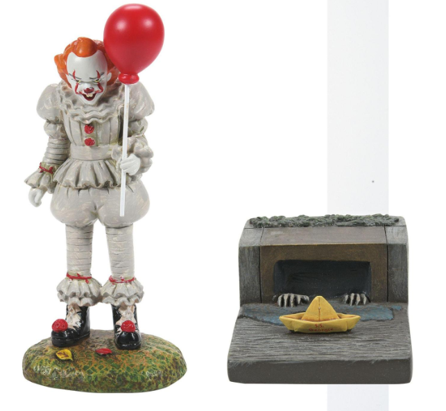 IT & The S.S. Georgie Set of 2 Snow Village Halloween 6007163