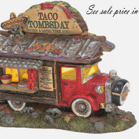 Taco Tombsday Taco Truck Snow Village Halloween 6011448