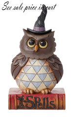 Pint Sized Halloween Owl Jim Shore Heartwood Creek 6012749