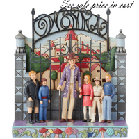 Willy Wonka w/Children By Gate Jim Shore Heartwood Creek 6013721