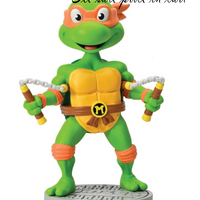 TMNT Head Knocker Michelangelo NECA 54046