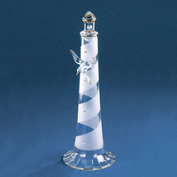 Spiral Lighthouse with Sea Gull (Tall) S6 951