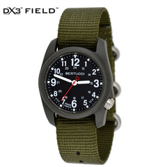 #11026 DX3® Field™ - Black Dial w/ Defender Olive™ Nylon Band