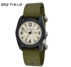 #11049 DX3® Field™ - Stone Dial, Defender Olive™ Nylon Band