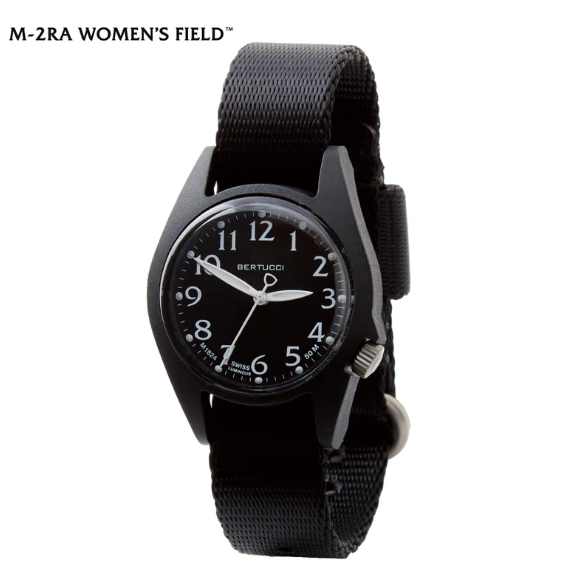 #18508 M-2RA Women's Field™ - Black dial w/ Black Comfort-Webb™ Band