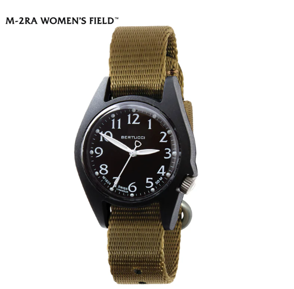 #18512 M-2RA Women's Field™ - Black dial w/ Field Khaki Comfort-Webb™ Band