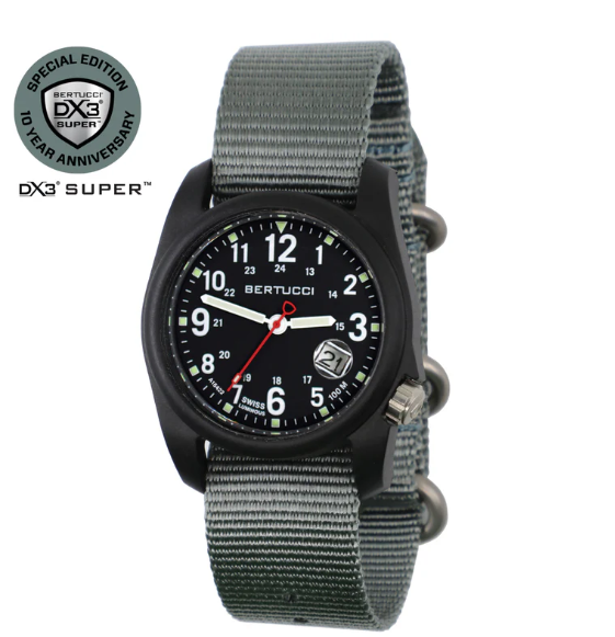 #11201 DX3® SUPER™ - Black w/ Vintage Drab™ Nylon Band