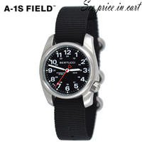 #10004 A-1S Field™ - Black Dial, Black Nylon Band