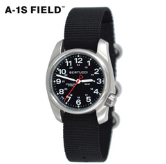 #10004 A-1S Field™ - Black Dial, Black Nylon Band