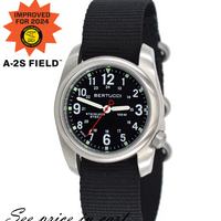 #11050 A-2S Field - Black dial, Black Nylon Band