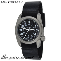 #11500 A-2S Vintage™ - Black dial, Black Comfort-Webb™ Band