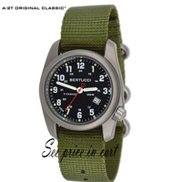 #12122 A-2T Original Classic - Black w/ Forest Nylon Band