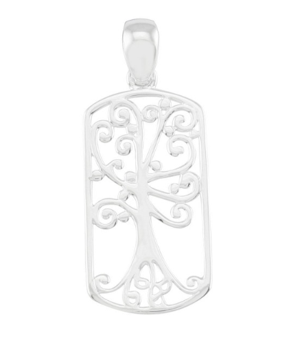 Southern Gates® Rectangular Oak Tree Pendant P234