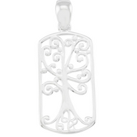 Southern Gates® Rectangular Oak Tree Pendant P234