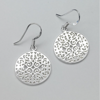 Southern Gates® Round Original Scroll Earrings E292