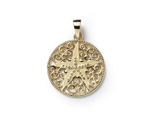 Southern Gates® Starfish Gold Plated Pendant P103