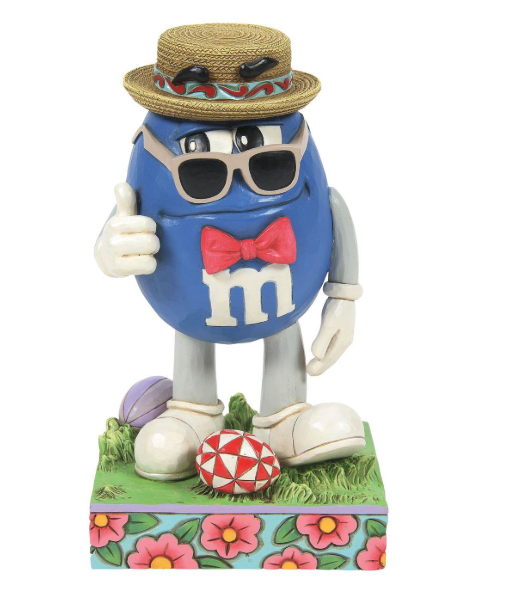 M&M'S Blue Character w/Bowtie Jim Shore Heartwood Creek