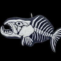 Fish Bones Flatback Ornaments