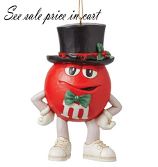 M&M'S Red Character in Hat H/O Jim Shore Heartwood Creek 6015685