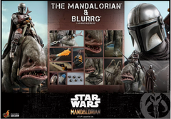 Star Wars Mandalorian & Blurrg Figure 908287