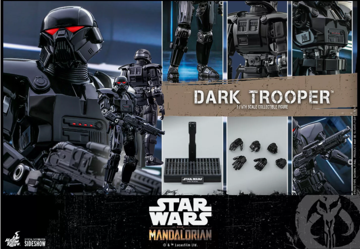 Dark Trooper Sixth Scale Figure Star Wars The Mandalorian