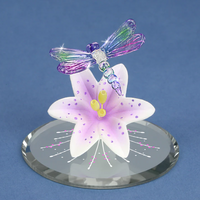 Dragonfly with Lavender Lily T1 341-S