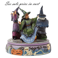 Witches Rotating Cauldron Fig Jim Shore Heartwood Creek 6016640