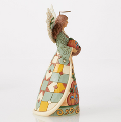 Angel with Sunflower Figurine Jim Shore Heartwood Creek 6016633