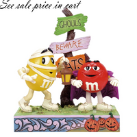 M&M'S Red & Yellow Halloween Jim Shore Heartwood Creek 6016686