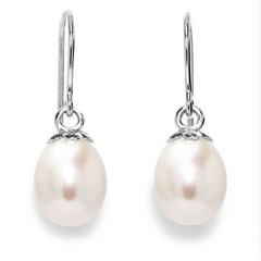 Galatea Bible Pearl Pearl Earrings BP-10EWW