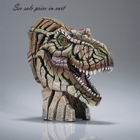 Miniature T-Rex Bust Edge Sculpture 6017683