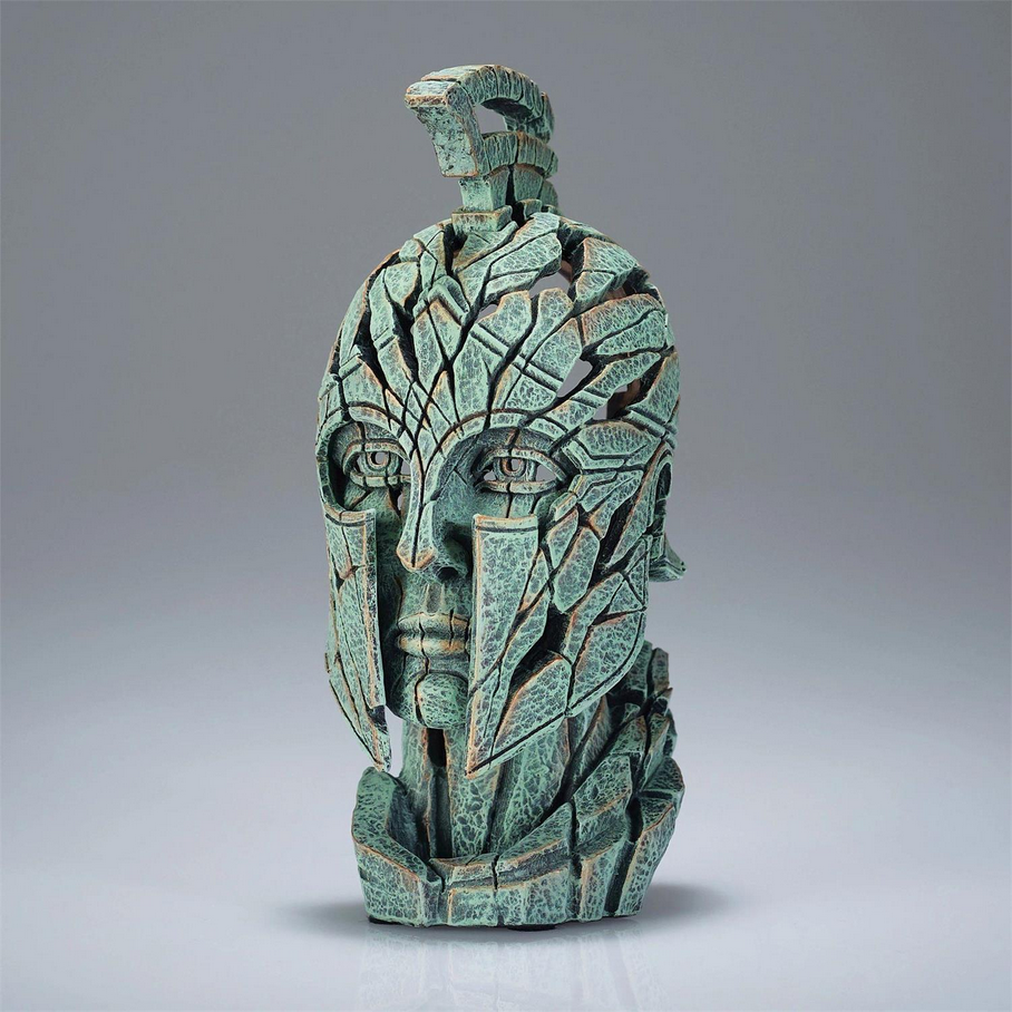 Miniature Spartan Bust Edge Sculpture 6017684