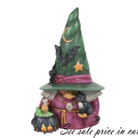 Witch Gnome with Cauldron Fig Jim Shore Heartwood Creek 6014490