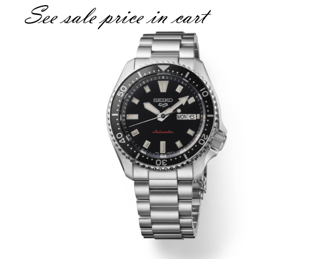 Seiko 5 Sports SRPL85 Black Dial